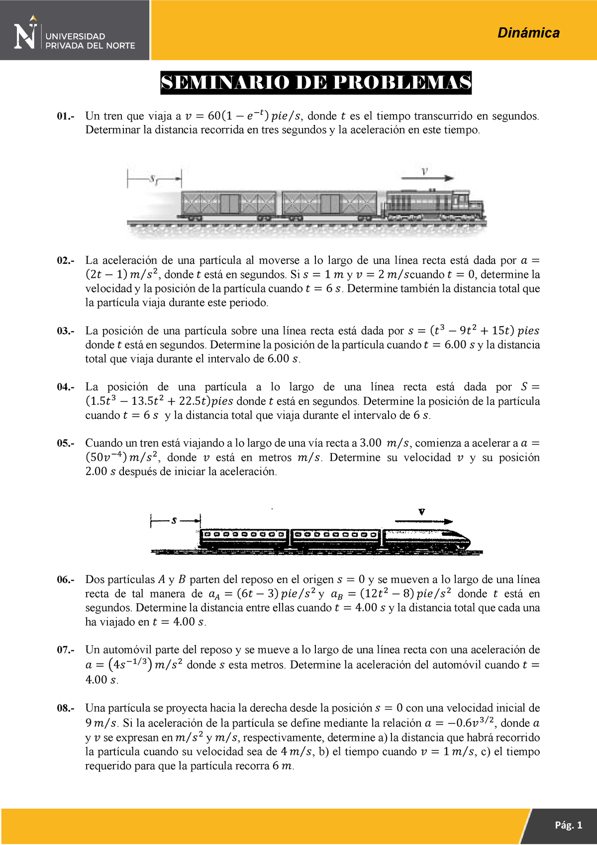 Hoja De Problemas Nº 02 Ejercicios Warning Tt Undefined Function 32 Seminario Studocu