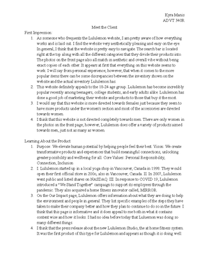 Qualitative Research Report - Quantitative Research Report The Case ...