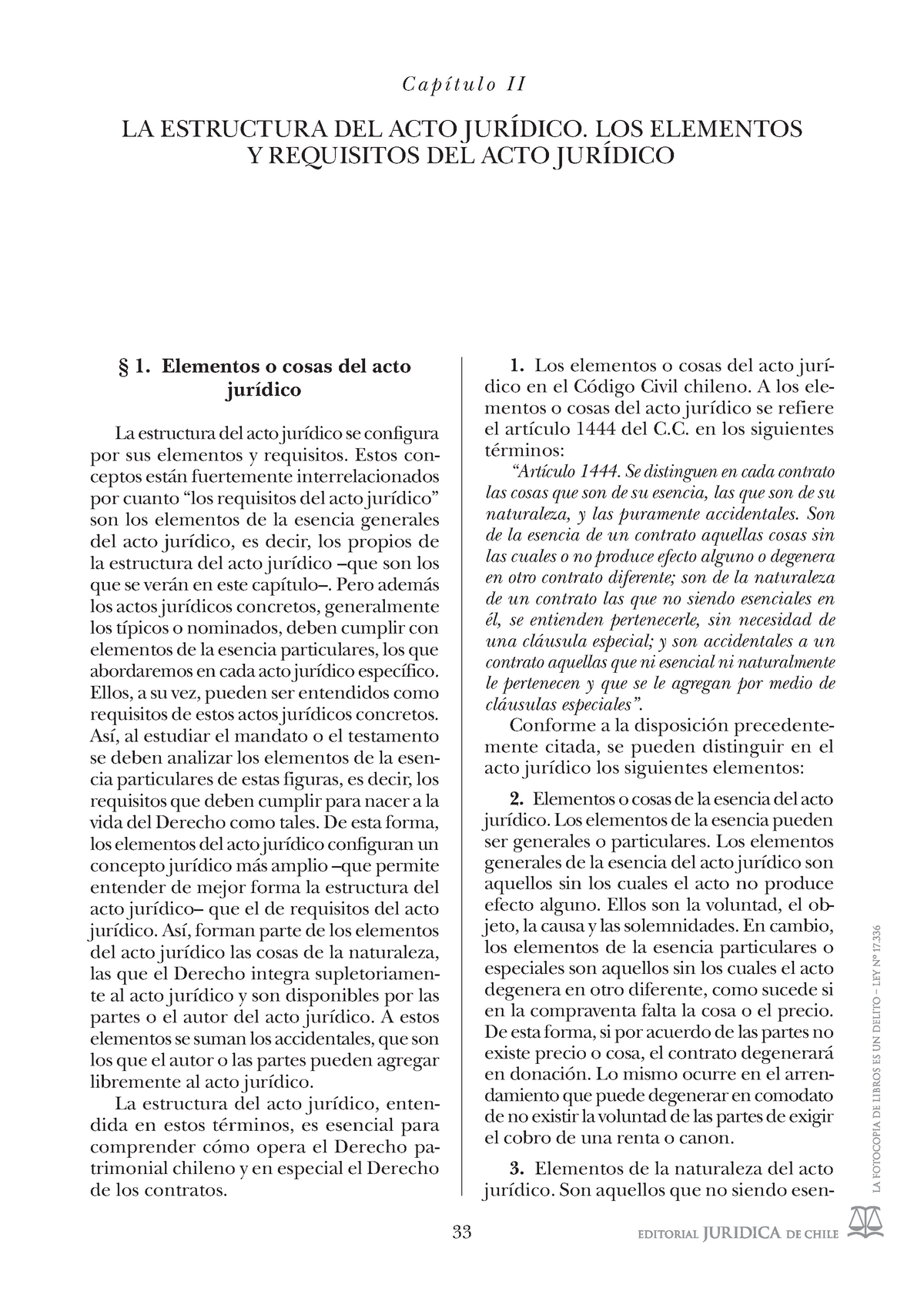 Capitulo II La Estructura Acto Juridico, Elementos Y Requisitos - § 1 ...