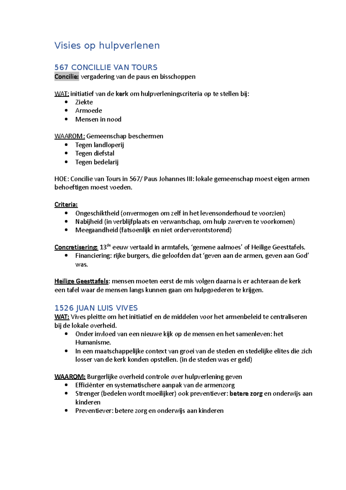 Visies Op Hulpverlenen - Criteria: Ongeschiktheid (onvermogen Om Zelf ...