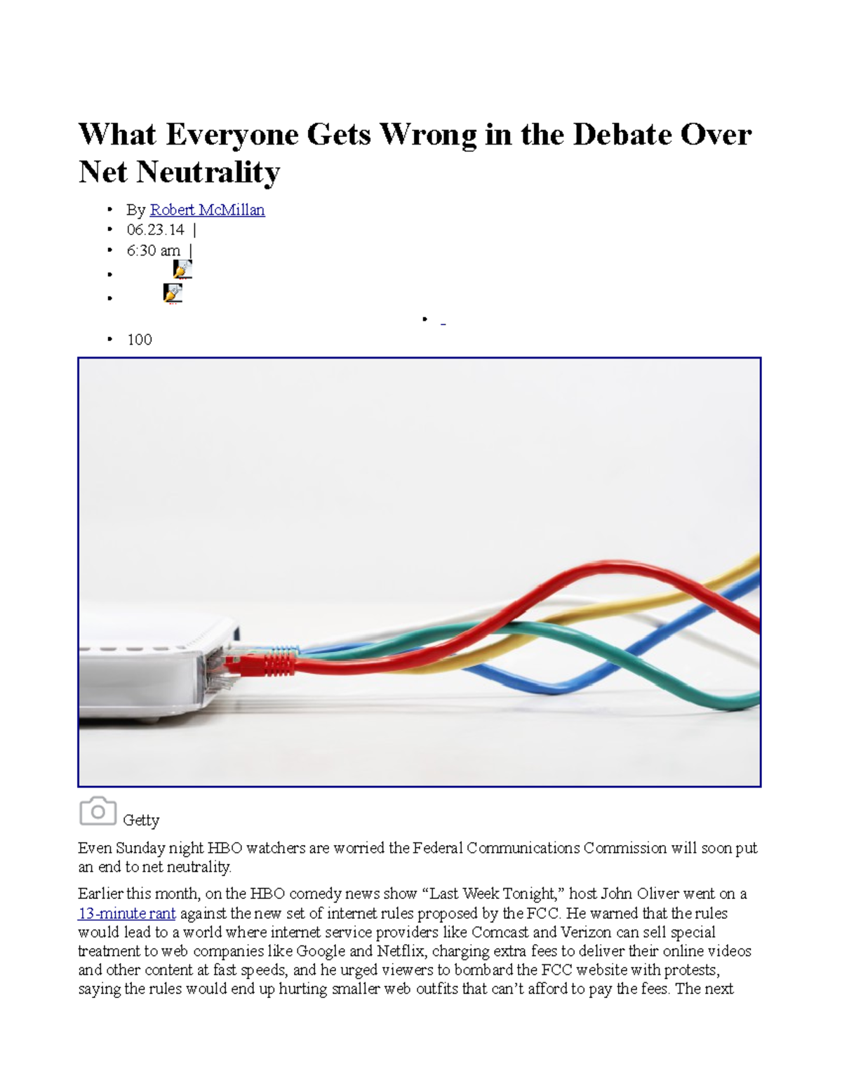 What everyone gets wrong about net neutrality - What Everyone Gets ...