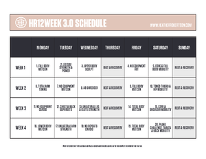 Heather robertson 2025 12 week program