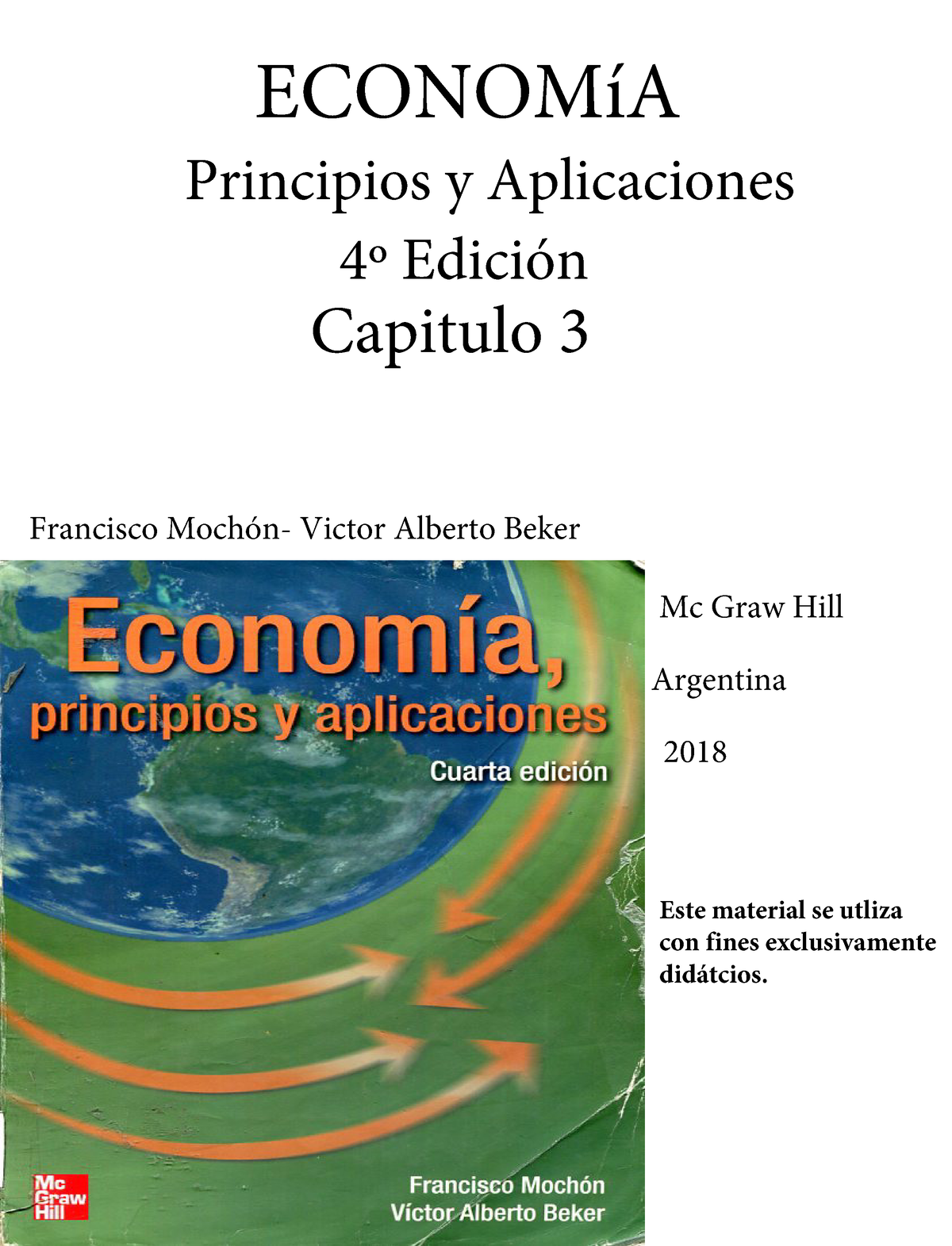 Capitulo 3 Mochon - Apunte De Clases - ECONOMíA Principios Y ...