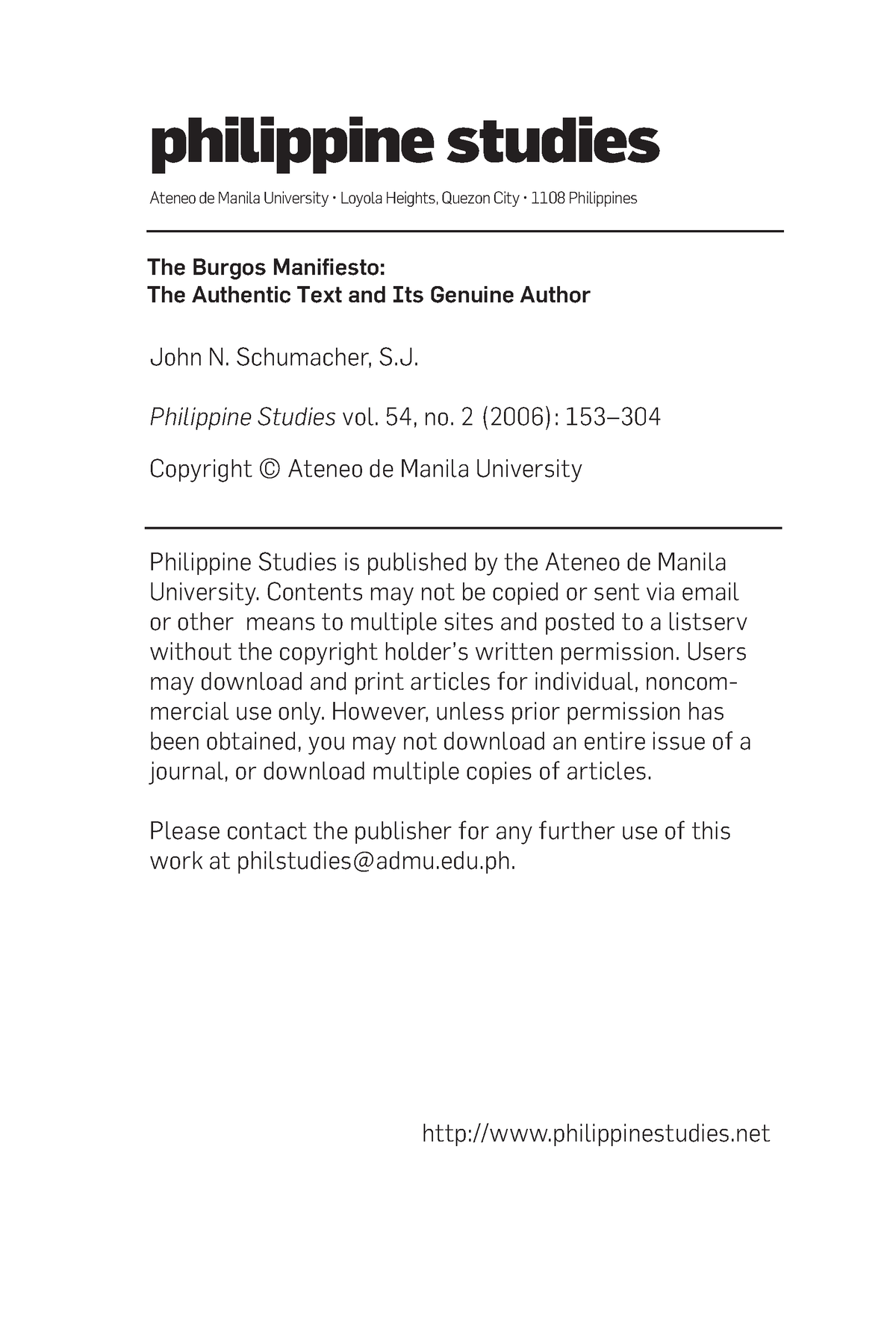 2863 3385 1 PB - Informative - Philippine Studies Ateneo De Manila ...