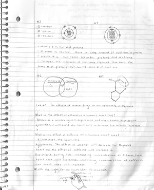 Lab 11 - Lab notes with hypothesis - BIOL 1021 - Studocu