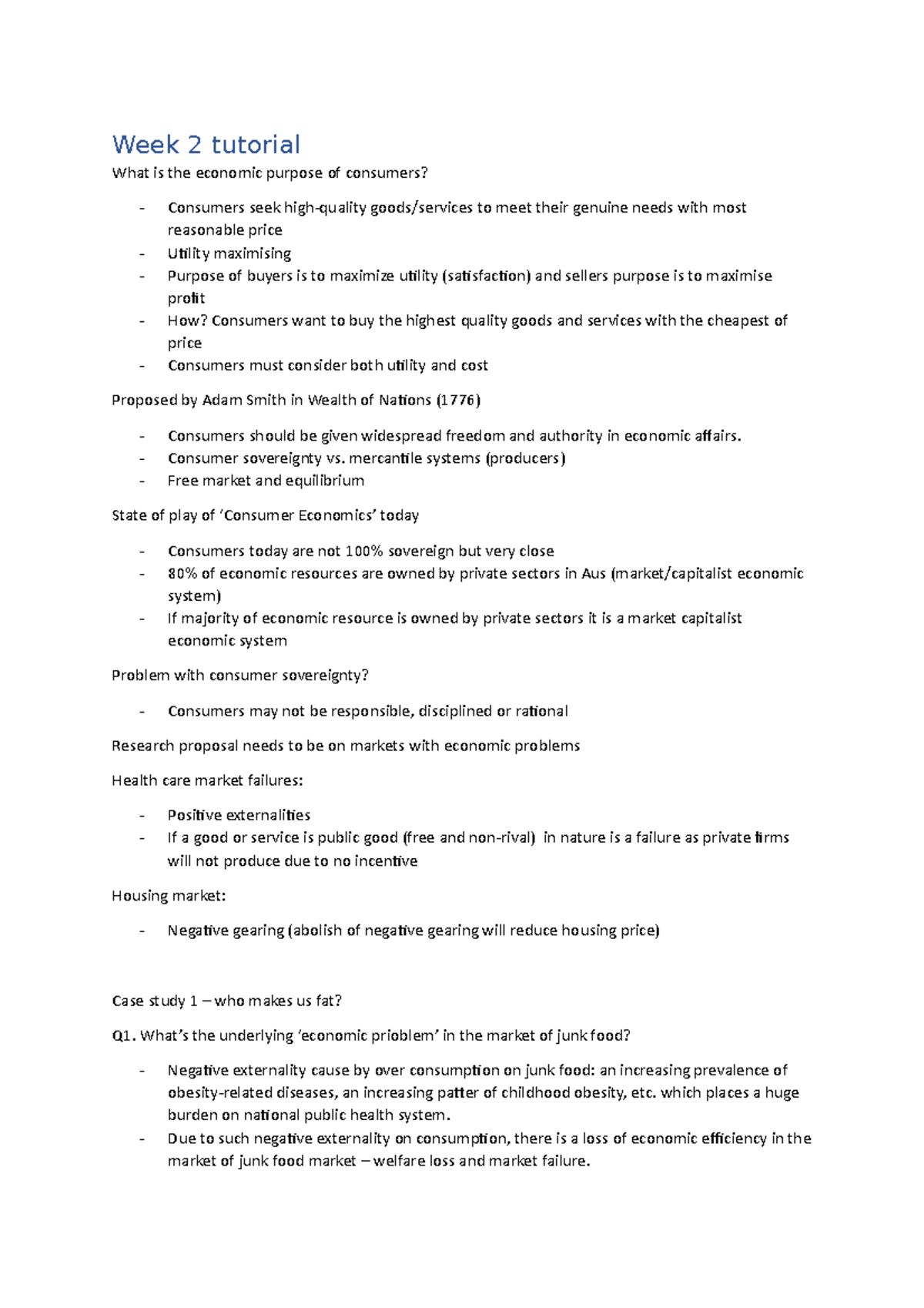 ecf3120-tutorial-notes-week-2-tutorial-what-is-the-economic-purpose