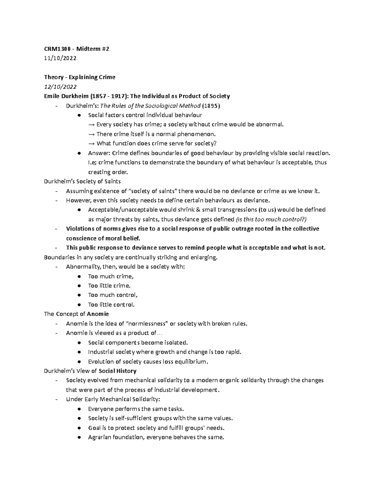 crm1300-midterm-2-there-crime-itself-is-a-normal-phenomenon