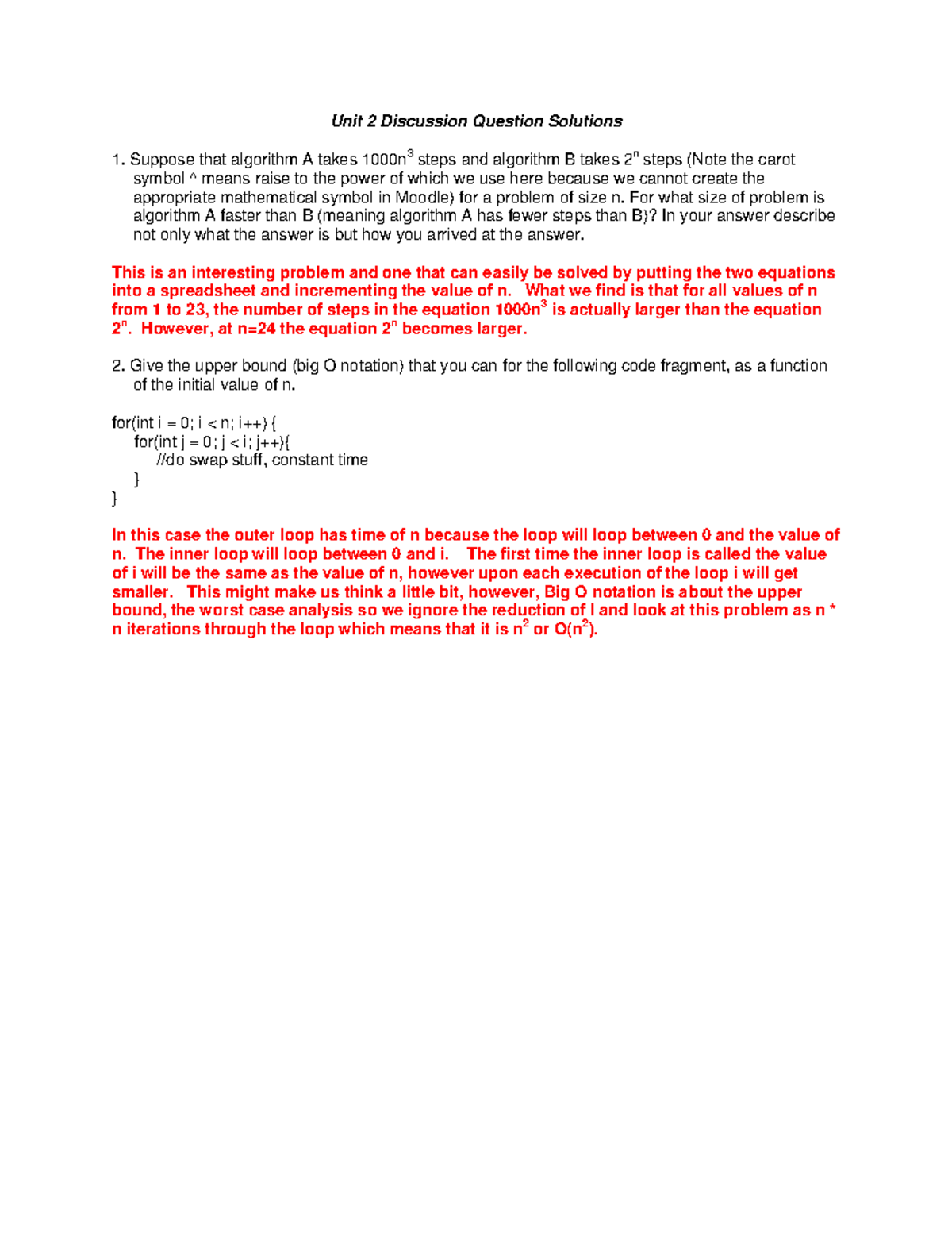 W11 Problem 2 - asdasd - Algorithms and Data Structures - Problem 2: Friday  2 Friday, 12 May 2023 - Studocu