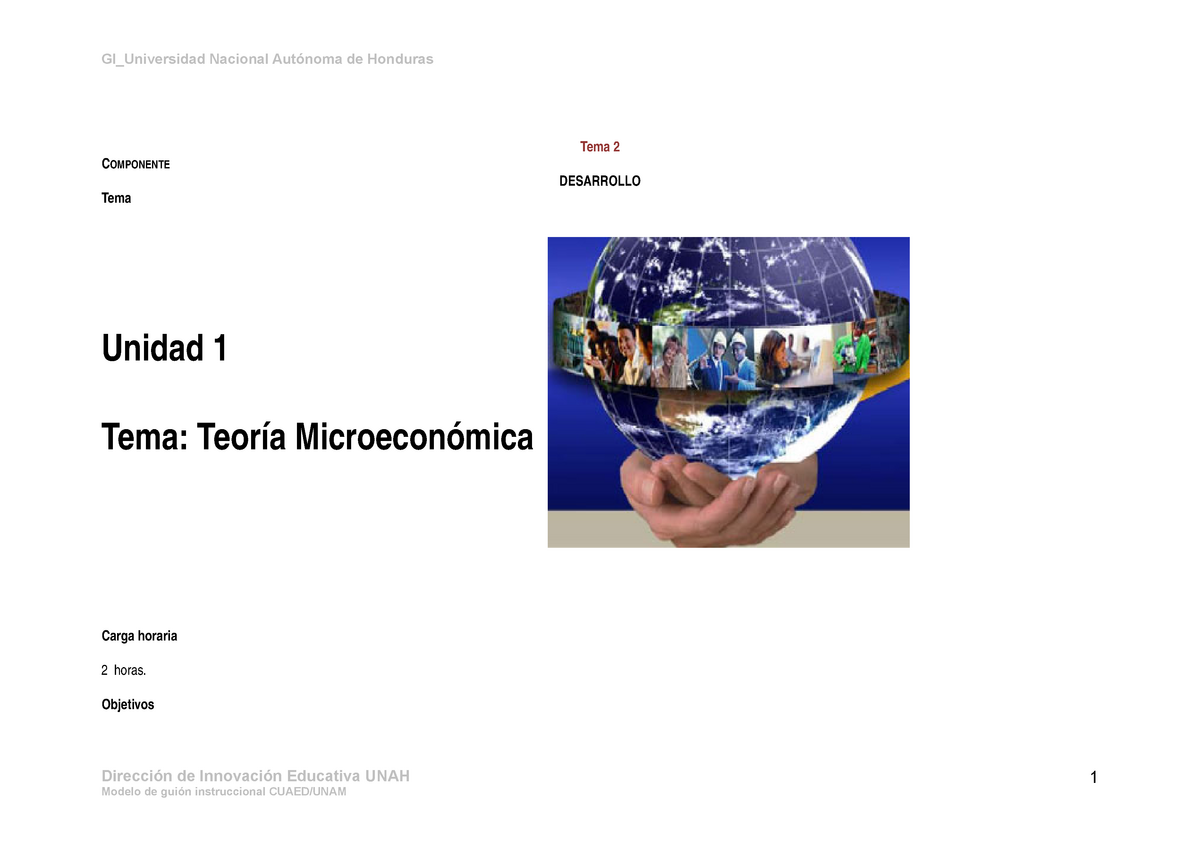 U1 T2 Teoría MicroeconómicaGI U1 Microeconomía 1 estudios comunitarios ...