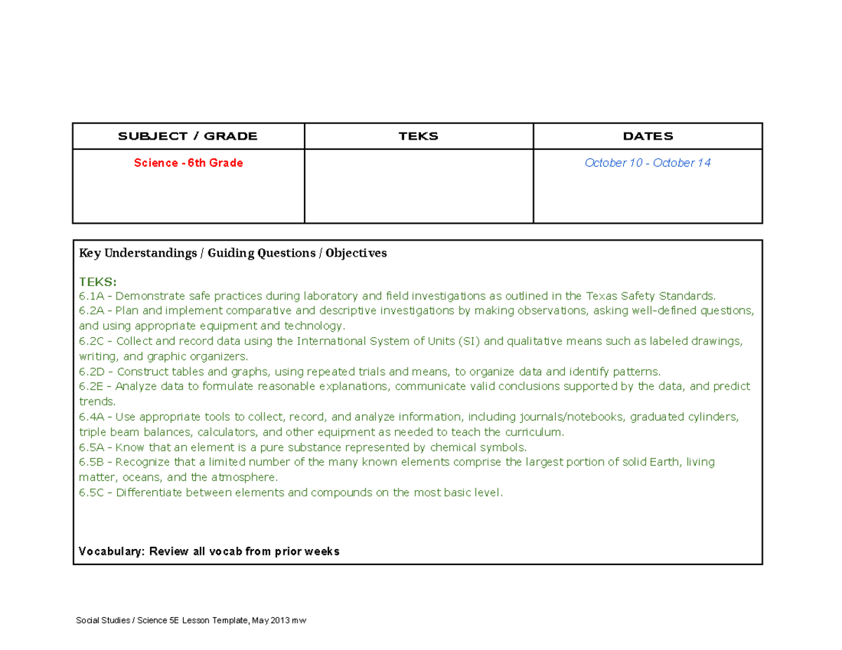 common-assessment-1-review-social-studies-science-5e-lesson