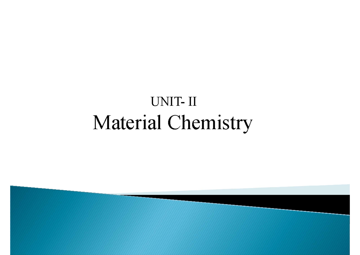 Engineering Chemistry Semester 1 Notes- Unit 2- Crystallography - BVP ...