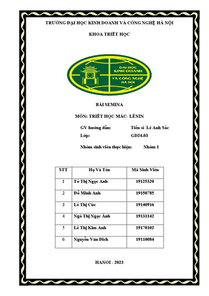 [Solved] 1 Hy chn mt loi hng ha v ng vai tr ngi sn xut ra loi hng ha ...