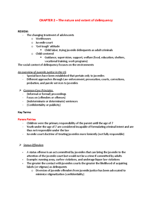 Chap3 CJ - Full Chapter Content Individual Causes Of Delinquency ...