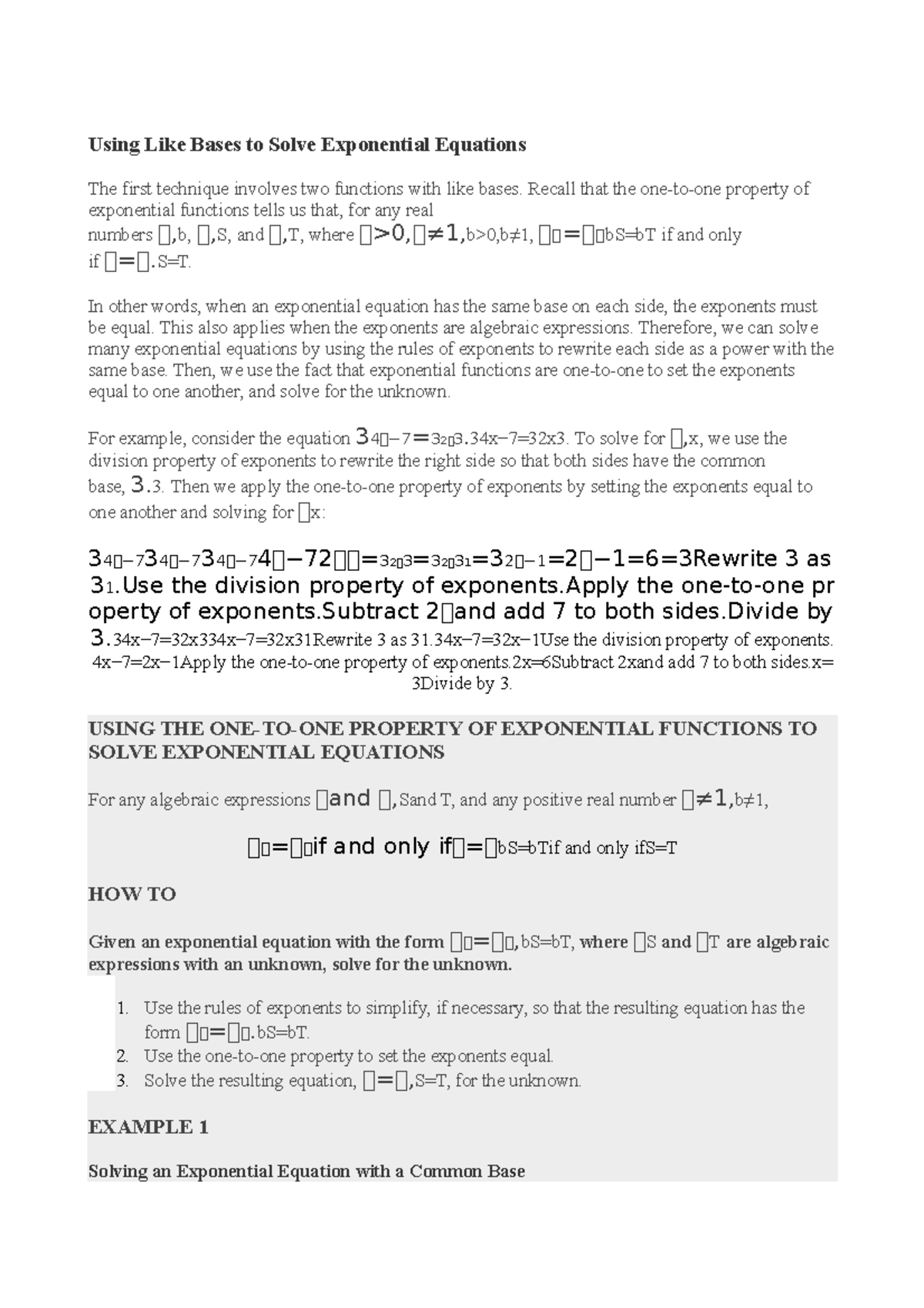 6-6-exponential-and-logarithmic-equations-using-like-bases-to-solve