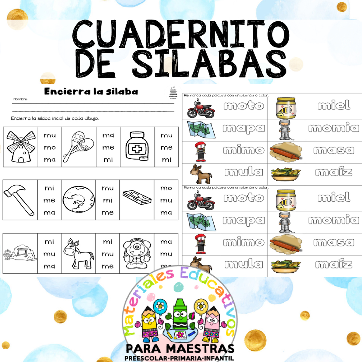 Actividades Lectoescritura De Consonantes | Materiales Educativos Para