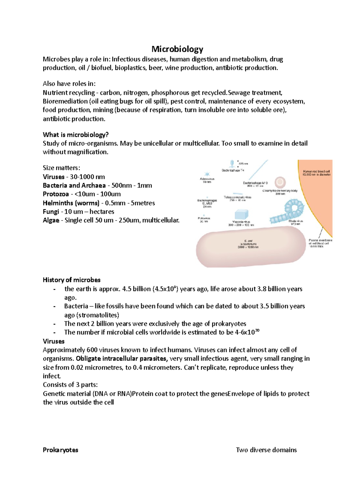 Microbiology - Microbiology Microbes play a role in: Infectious ...