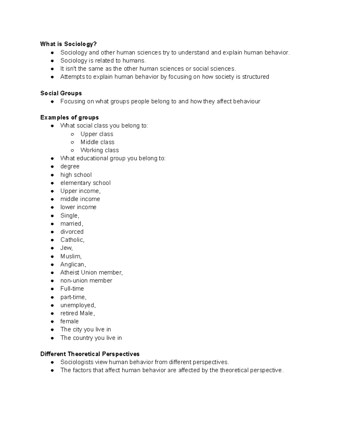 Intro To SOC 103 What Is Sociology Sociology And Other Human