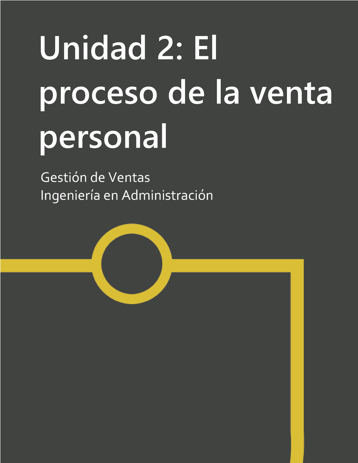 Gestión De Ventas Unidad 2 - El Proceso De La Venta Personal Unidad 2 ...