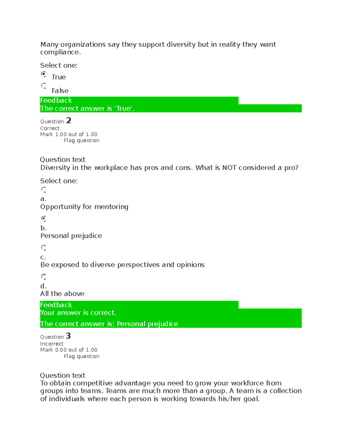 Unit 5 Self Quiz - quiz - BUS 4405 - UoPeople - Studocu