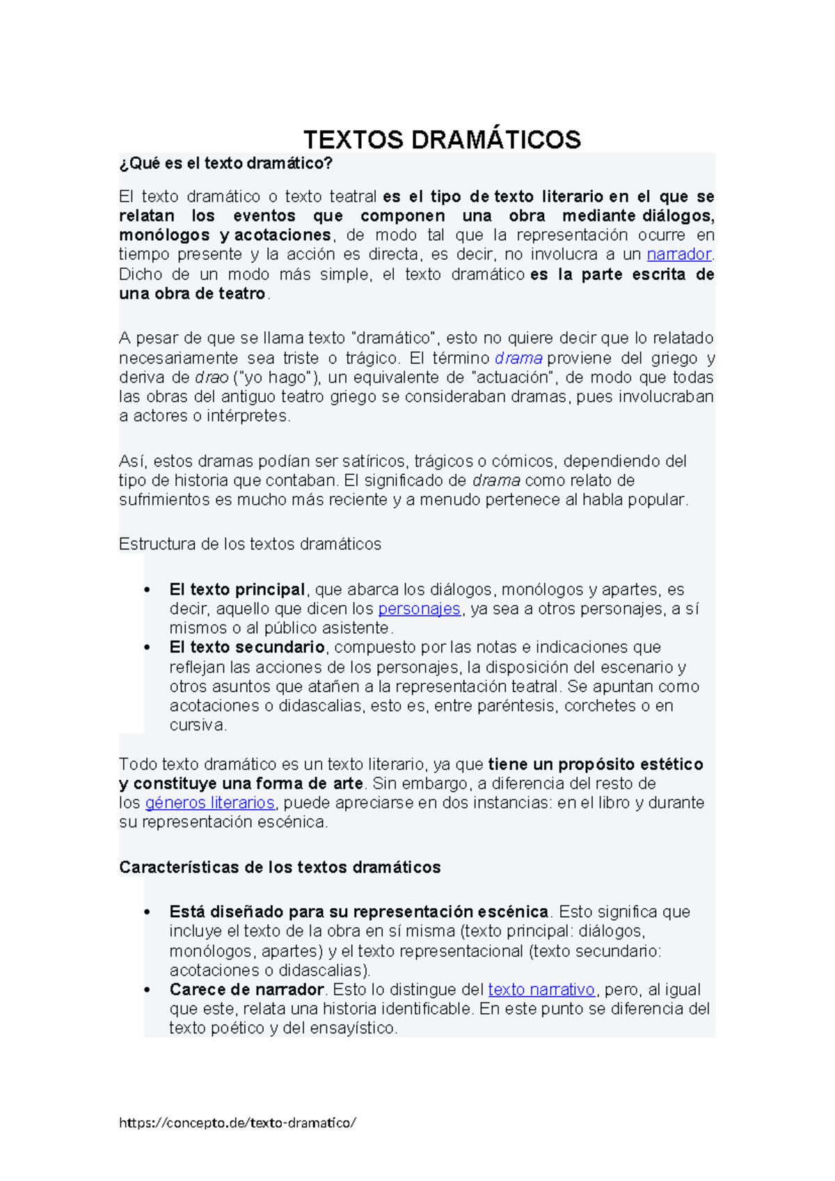 Textos Dramáticos - Curso - TEXTOS DRAMÁTICOS ¿Qué es el texto ...