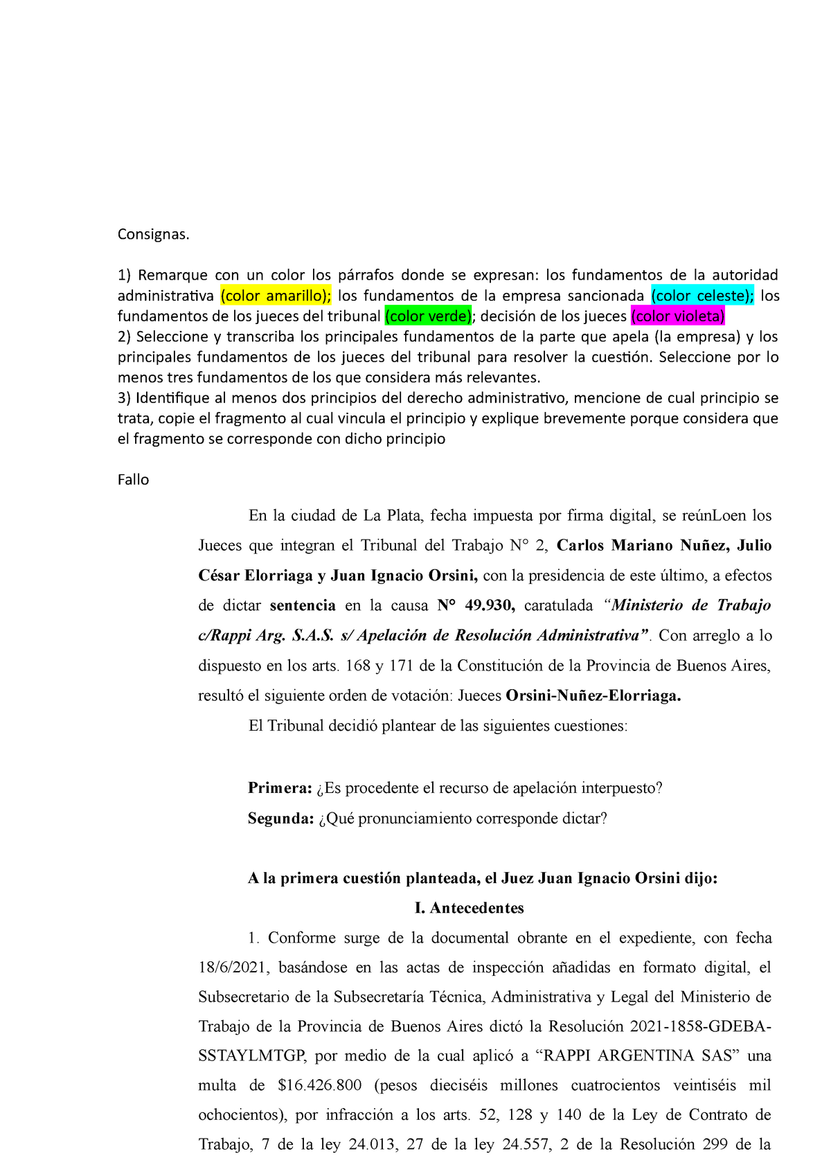 Trabajo Practico N 2 Derecho Laboral 2 Derecho Laboral Iii Unlam