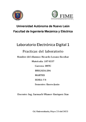 Actividad 5 LB DSM 1819159 - Universidad Autónoma de Nuevo León ...