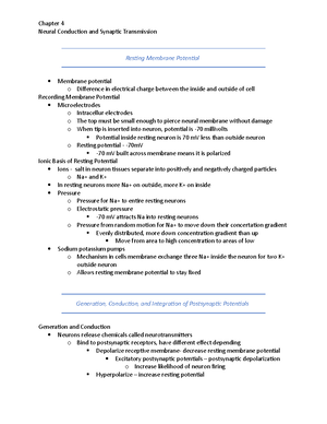 Biopsych Brain Parts Chart - PSYC 385 - Studocu