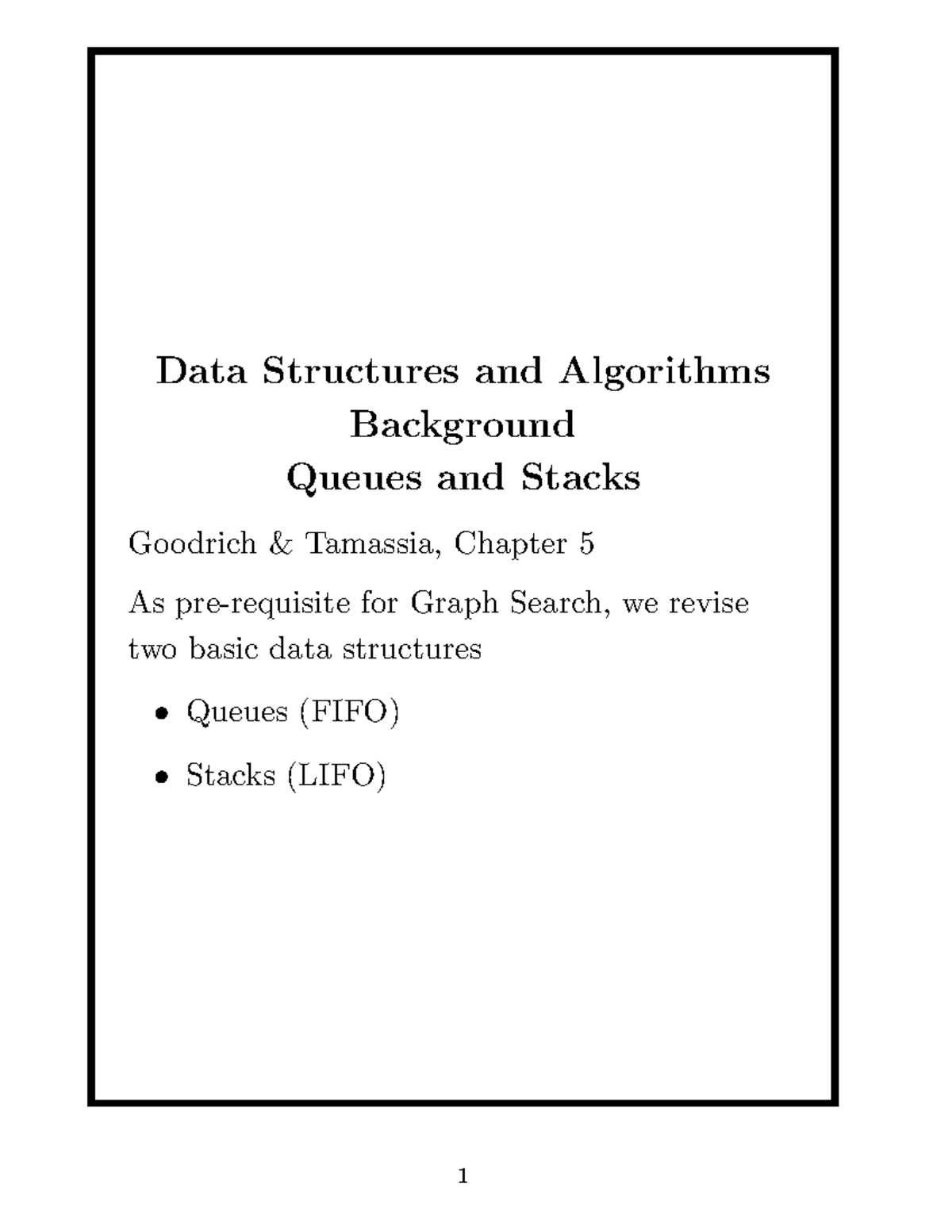 Queues And Stacks - Data Structures And Algorithms Background Queues ...