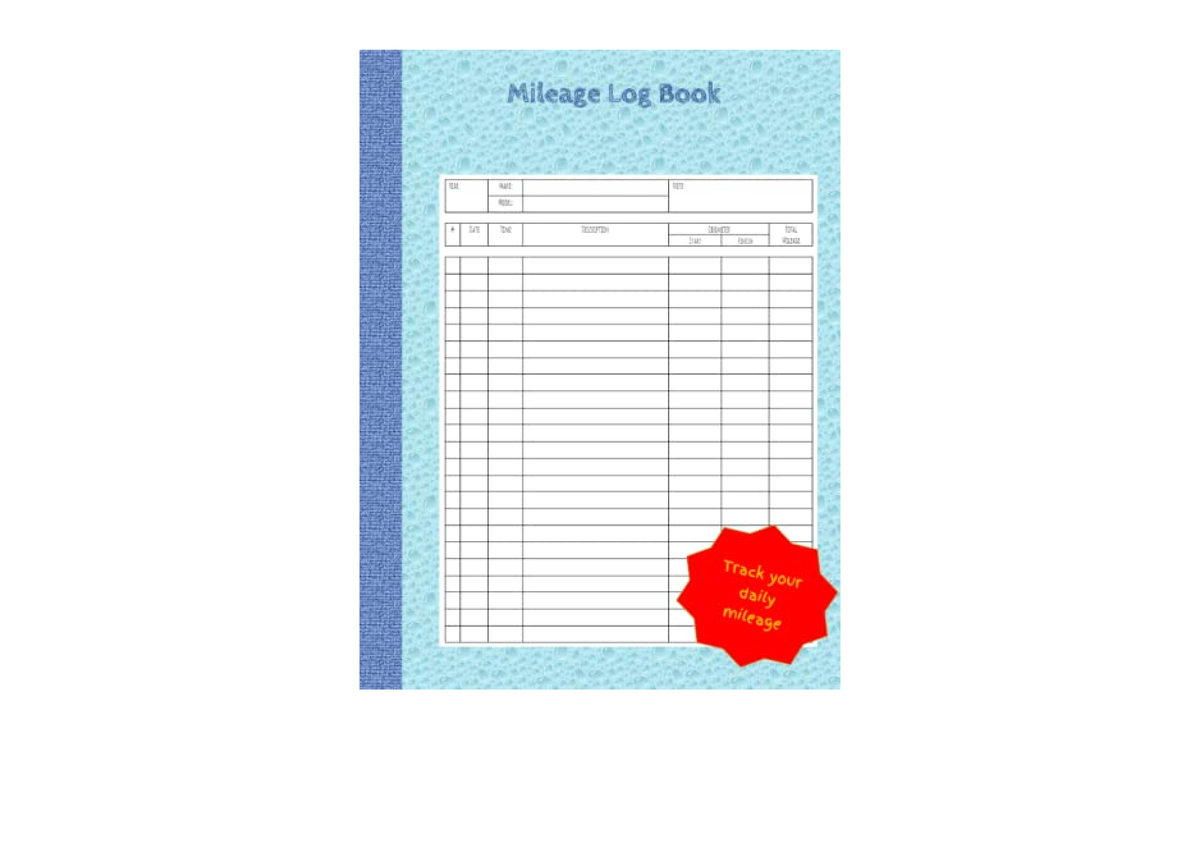 Ebook Download Mileage Log Book Vehicle Mileage Journal For Business Or