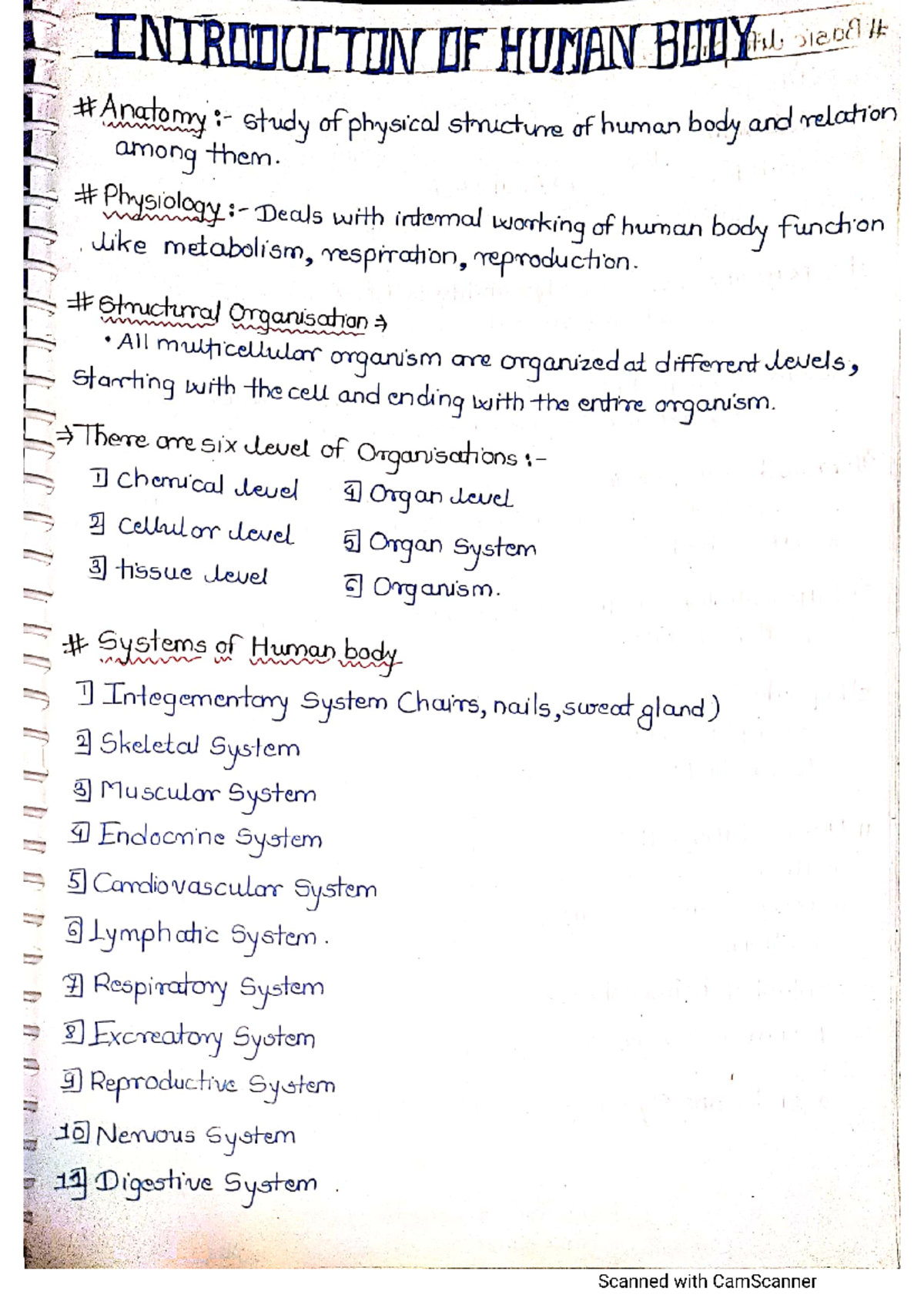 Introduction to human body tortora note's - Pharmacy - Studocu