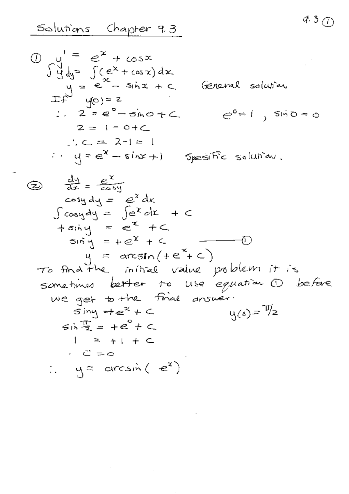 Solutions 13 Ch9 - MAT2A10 - Studocu