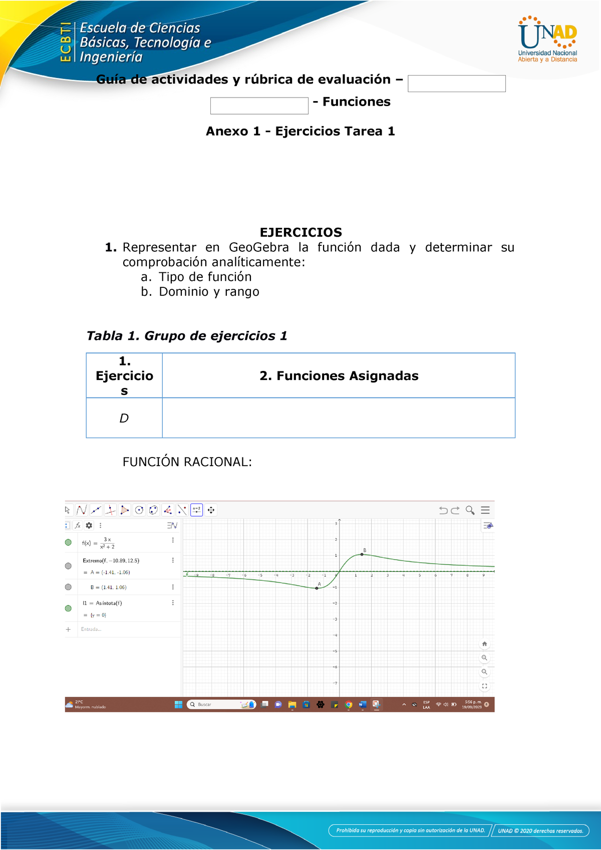 Anexo 1 - Ejercicios Tarea 1 - Guía De Actividades Y Rúbrica De ...