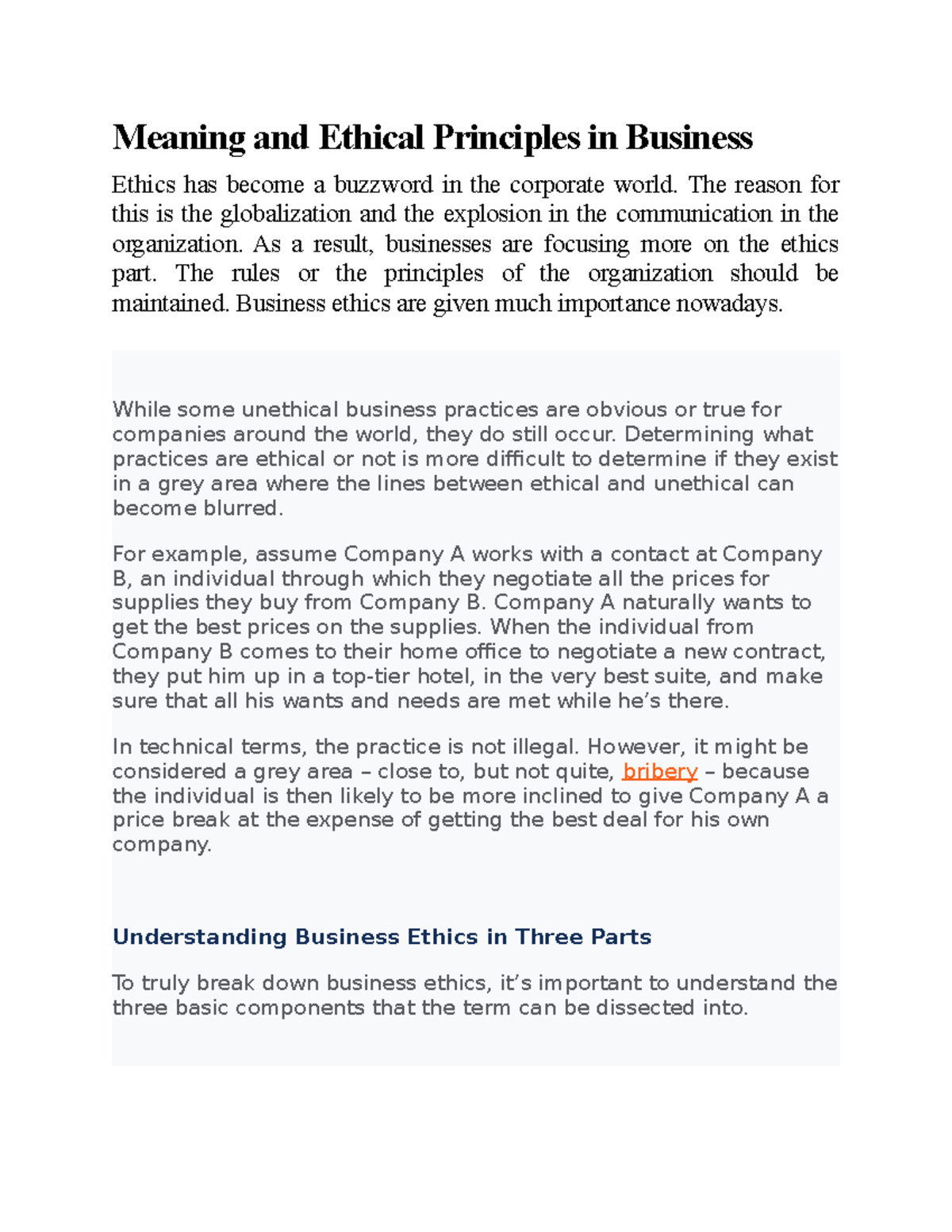 Determining Right and Wrong - Meaning and Ethical Principles in ...