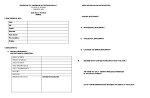 Audit Ward Requirement For Interview lol - BIOGRAPHIC DATA Hospital No ...
