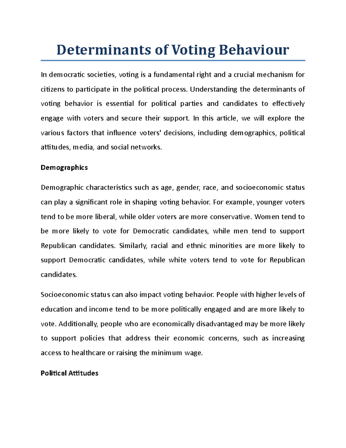 determinants-of-voting-behaviour-understanding-the-determinants-of