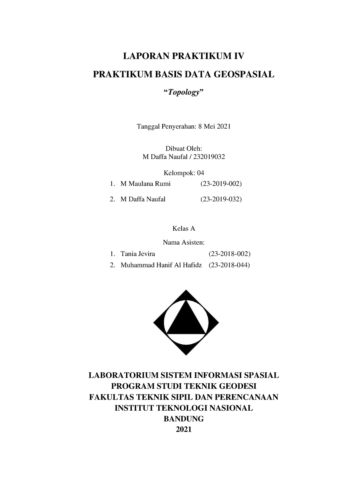 BDGA KEL04 Laporan 4 - LAPORAN PRAKTIKUM IV PRAKTIKUM BASIS DATA ...