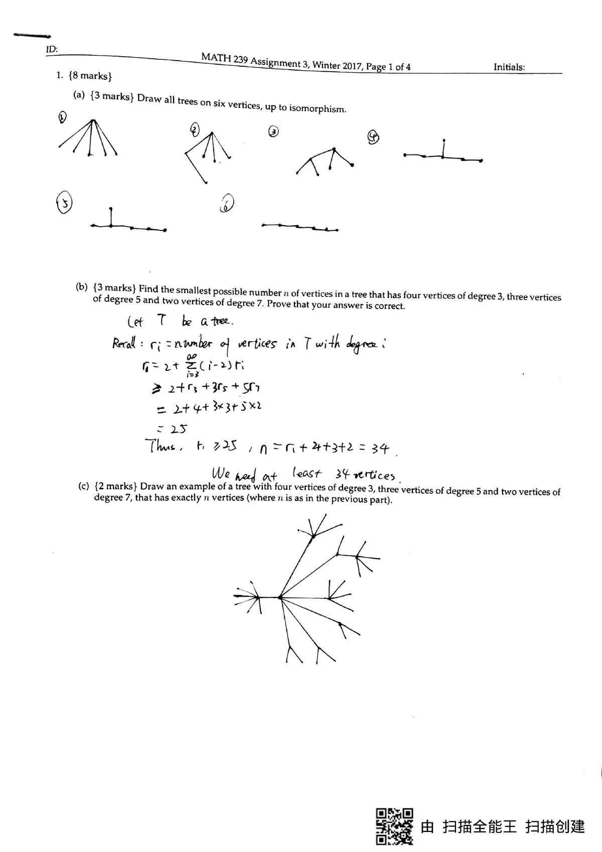 math 239 assignment solutions