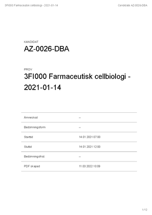 Tenta Med Svar - 3FI000 Deltentamen 1 2018-04- TENTAMEN DEL A Detta är ...