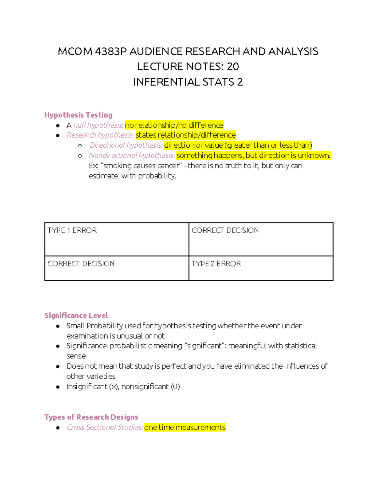 Study No Downside To Eliminating >> Mcom 4383 Lc 20 Lecture Notes 20 Mcom 4383 Audience Research Study No Downside To Eliminating >> Mcom 4383 Lc 20 Lecture Notes 20 Mcom 4383 Audience Research