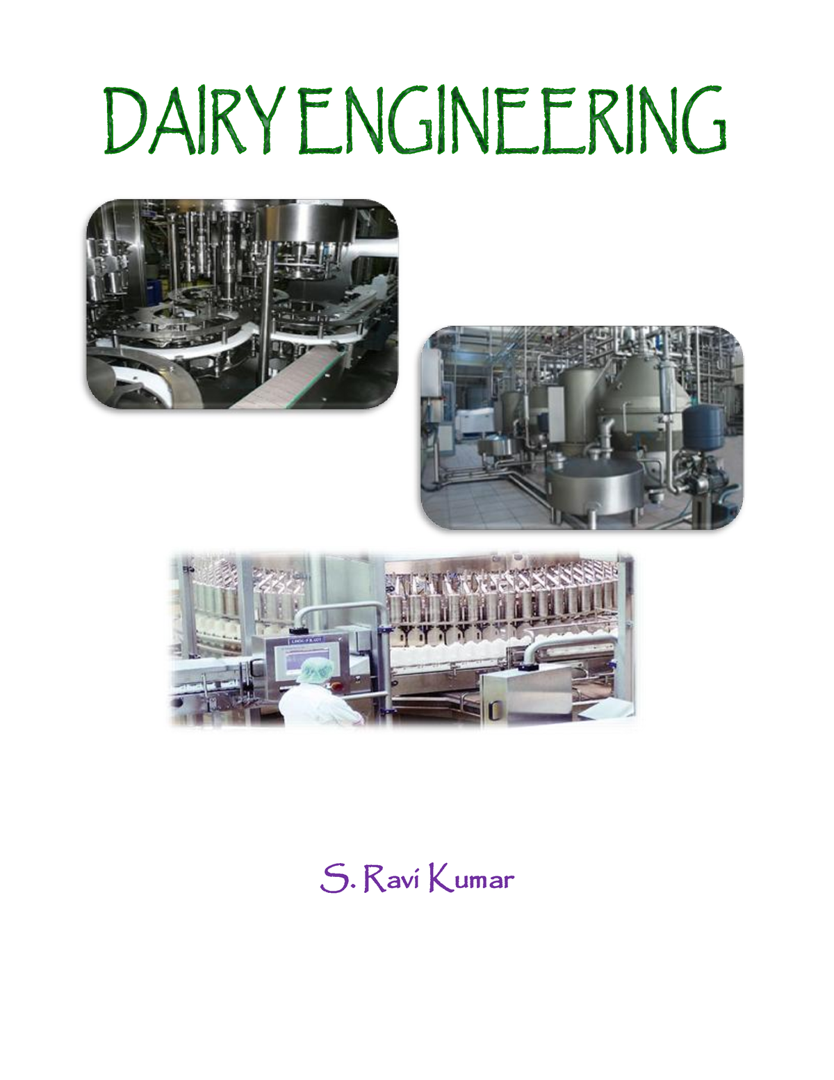 DairyEngineering1 DairyEngineering1 S. Ravi Kumar DAIRY