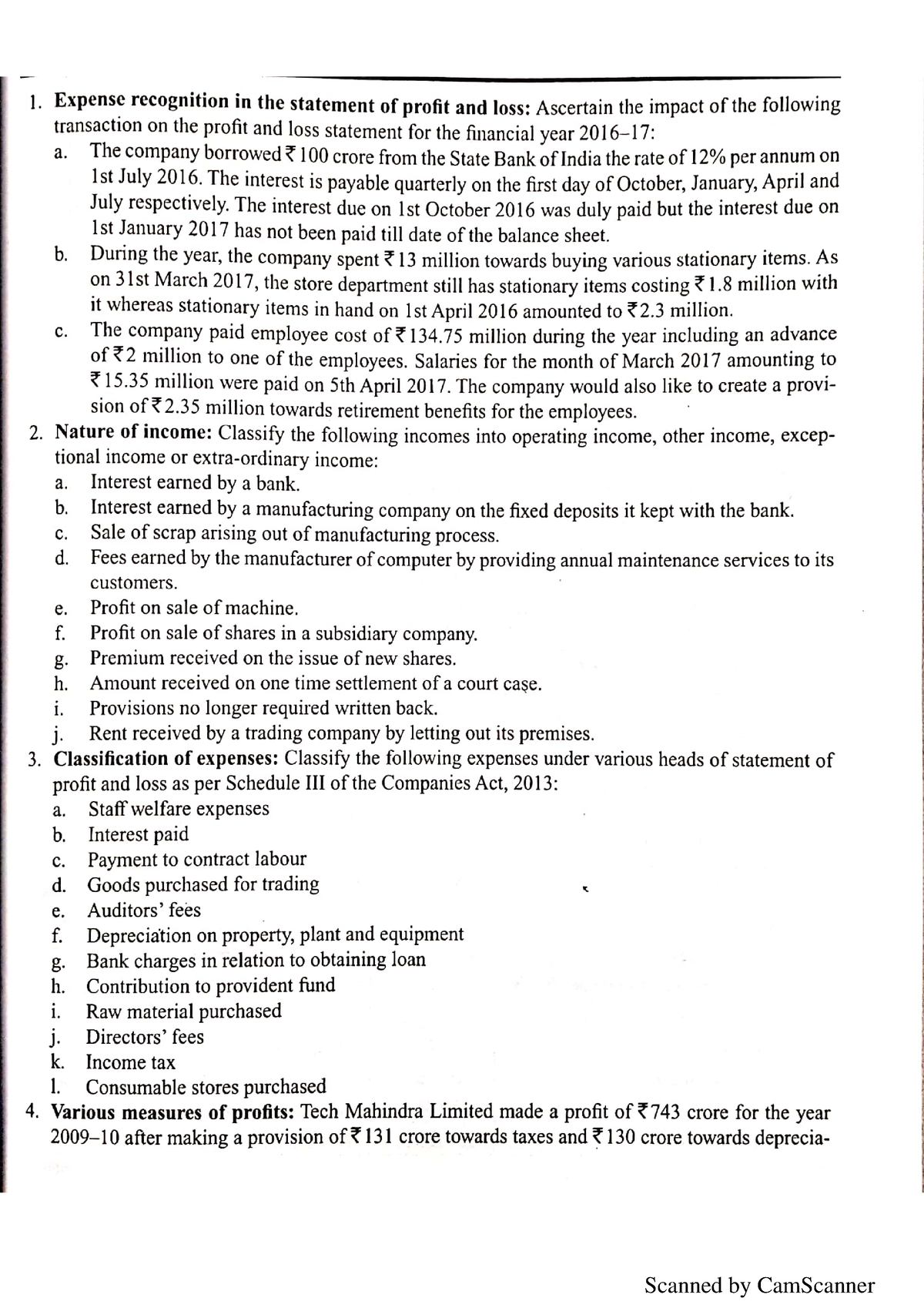 profit and loss of science essay in english