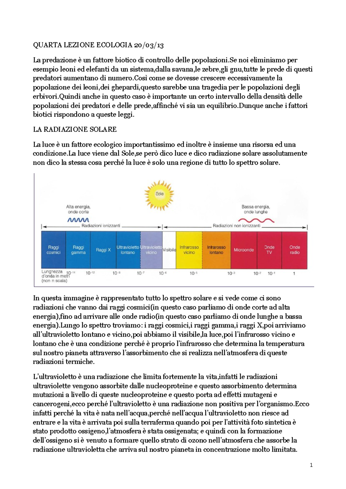 4-Quarta-lezione - Appunti 4 - QUARTA LEZIONE ECOLOGIA 20/03/ La ...