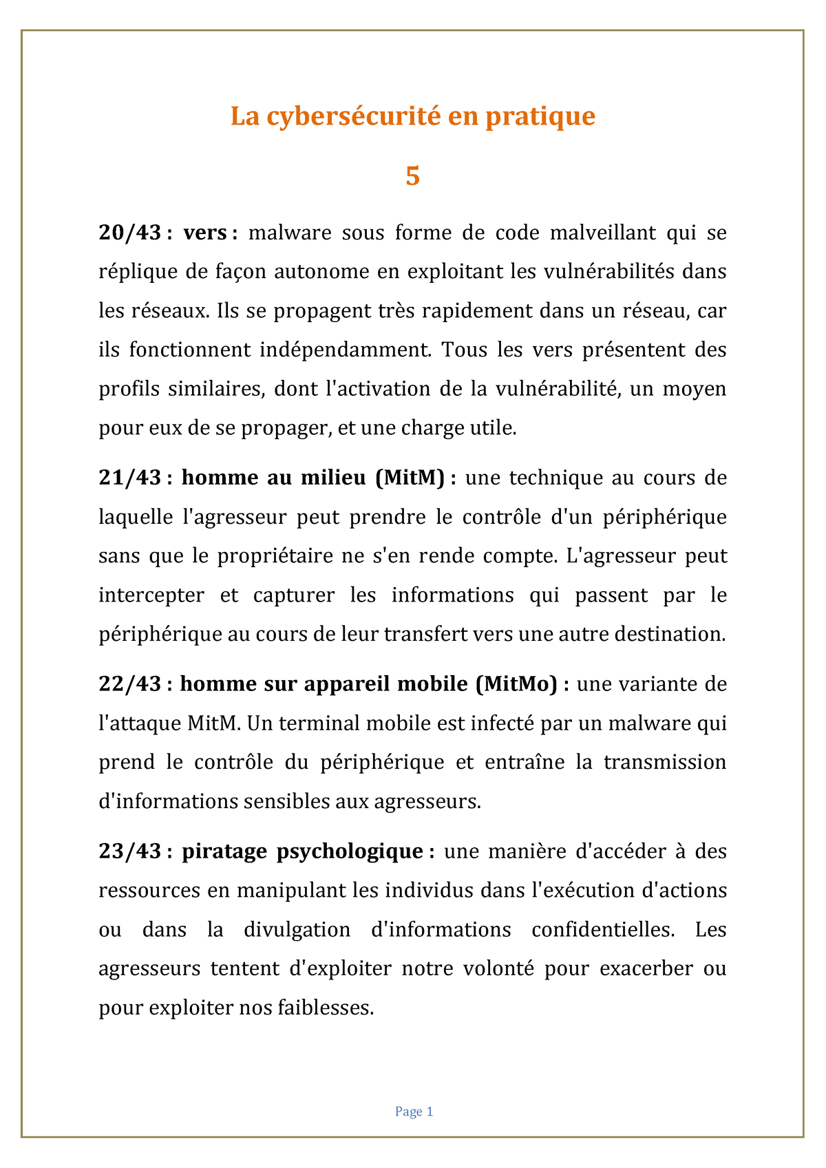 La Cybersécurité En Pratique - 5 - La Cybersécurité En Pratique 5 20/43 ...