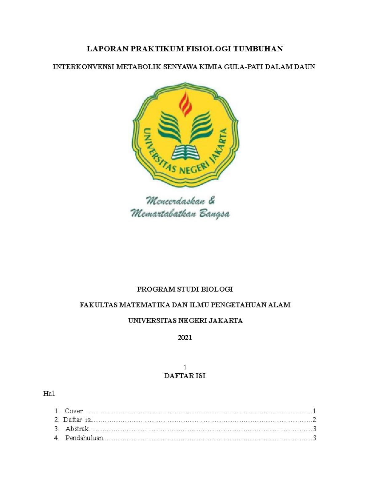 Laporan Fistum - Fisiologi Tumbuhan - LAPORAN PRAKTIKUM FISIOLOGI ...