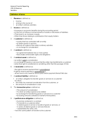 Conceptual Framework Questions with Solutions - Conceptual Framework ...