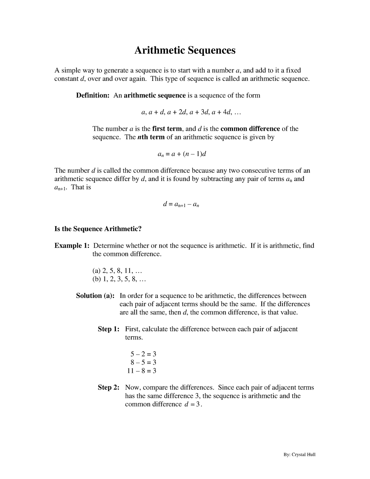 math1314-arithmetic-sequences-arithmetic-sequences-a-simple-way-to