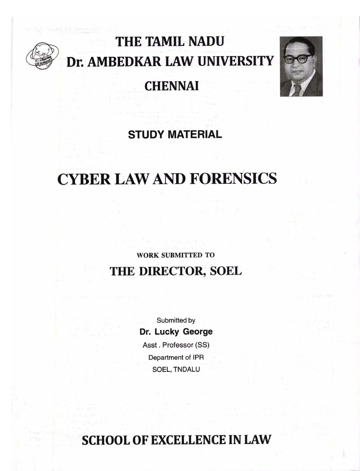 15 Cyber Law And Forensics - B.A.B.L Hons - Studocu