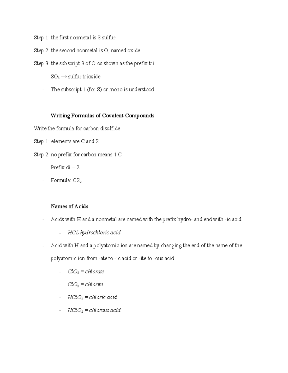 CHEM 110 Introductory To Chemistry Lecture Set 2 Part 17 - Step 1: The ...