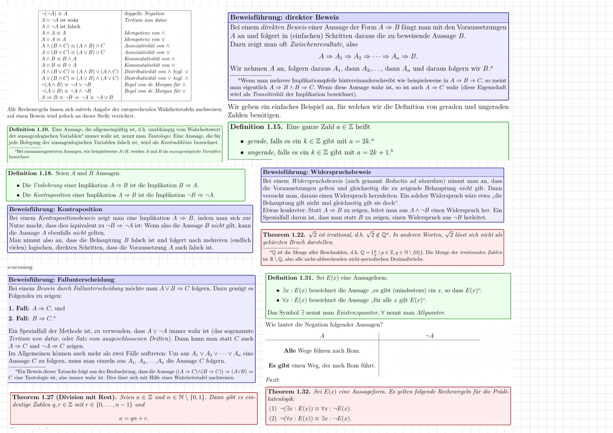 Elementarmathematik vom höheren Standpunkt - Studocu
