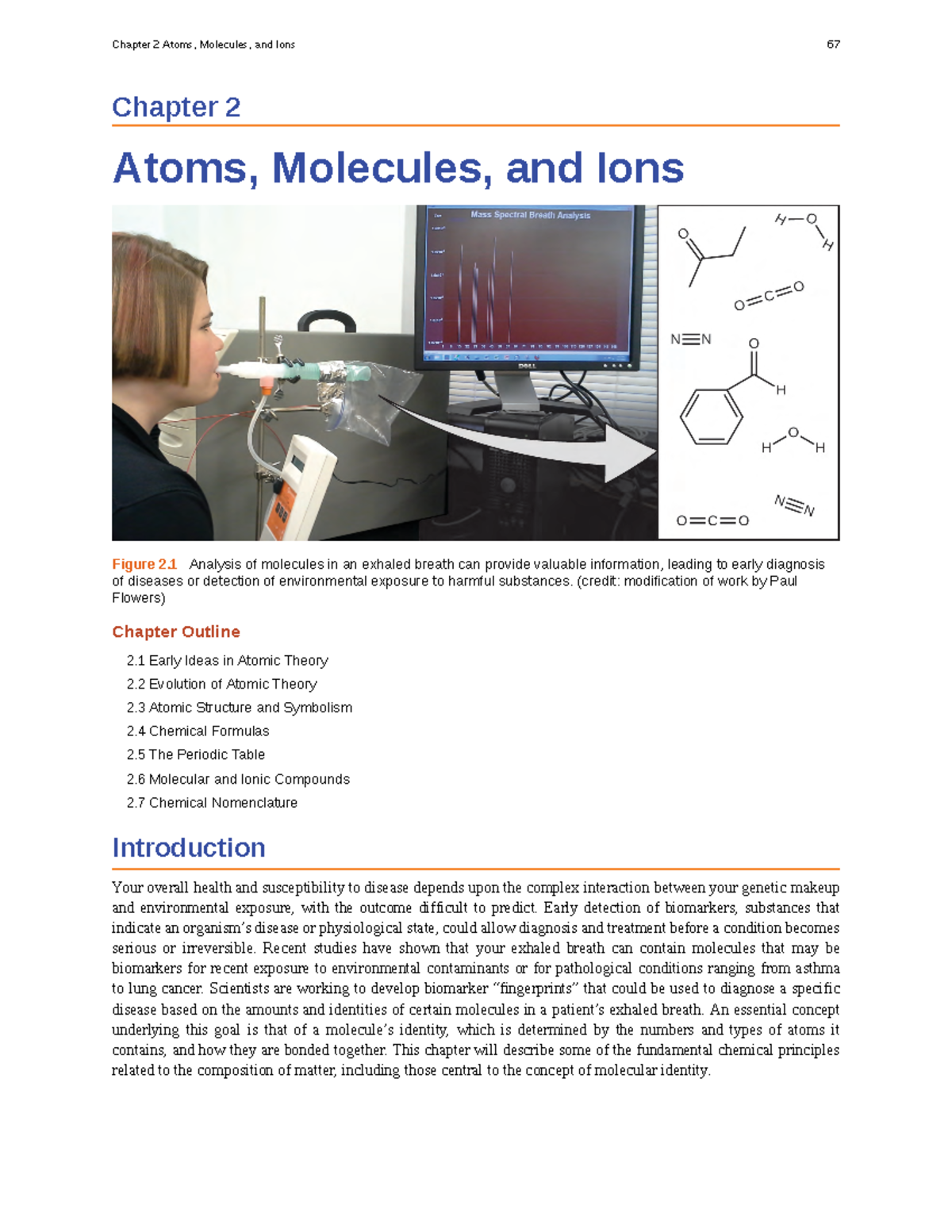 Chapter 2-Atoms Molecules And Ions - Chapter 2 Atoms, Molecules, and ...